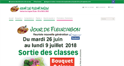 Desktop Screenshot of jourdefleuraison.com